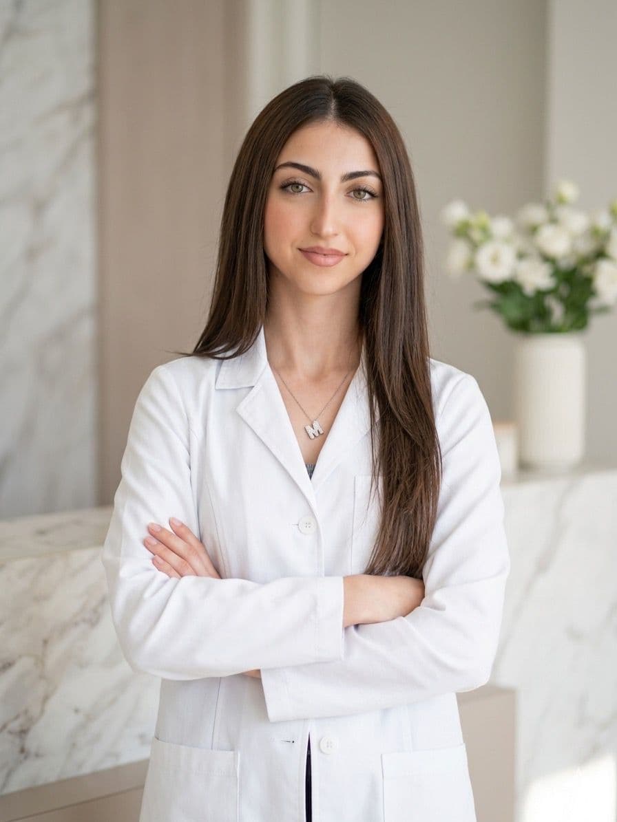 Diyetisyen Meryem Köse, kliniğinde çalışan diyetisyen