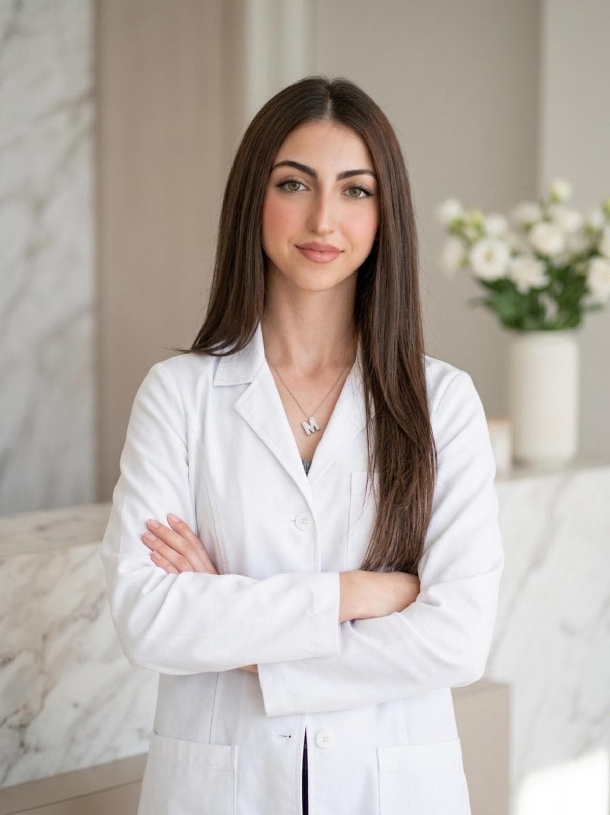 Diyetisyen Meryem Köse, kliniğinde çalışan diyetisyen